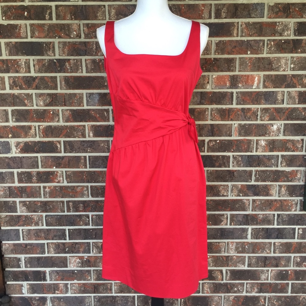 Moschino Red Sleeveless Dress